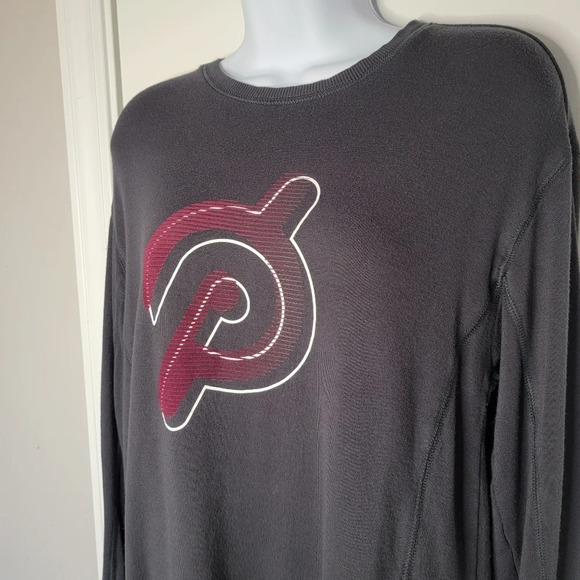 Peloton Long Sleeve Sweatshirt Size M Gray - Picture 2 of 8
